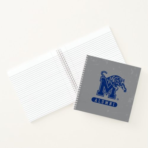 University of Memphis Alumni Distressed Notebook