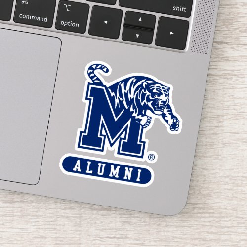 University of Memphis Alumni Distressed Sticker