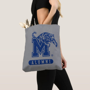 University of Memphis Alumni Distressed Tote Bag