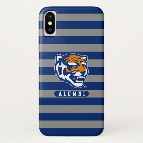 University of Memphis Alumni Stripes iPhone X Case