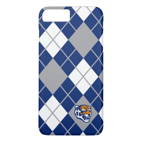 University of Memphis Argyle Pattern iPhone 8 Plus7 Plus Case