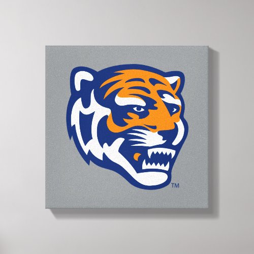 University of Memphis Athletic Mark Canvas Print