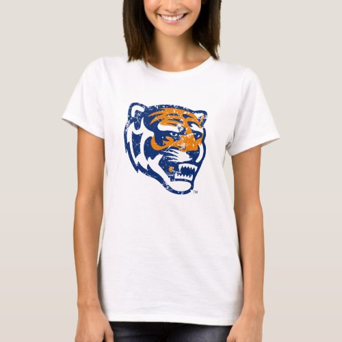 University of Memphis Athletic Mark Distressed T_Shirt