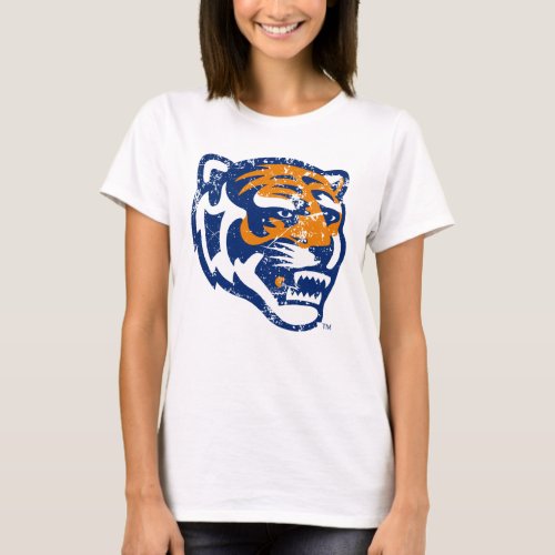 University of Memphis Athletic Mark Distressed T_Shirt