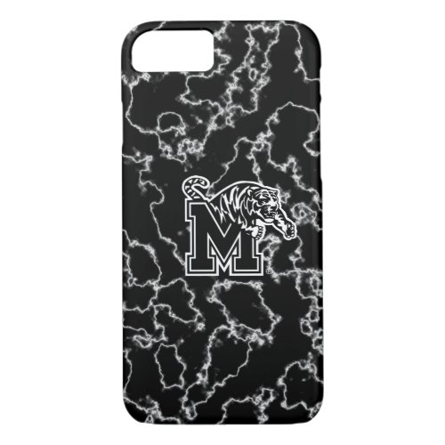 University of Memphis Black Marble iPhone 87 Case