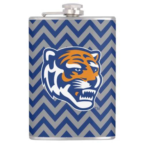 University of Memphis Chevron Pattern Flask