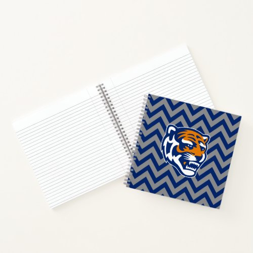 University of Memphis Chevron Pattern Notebook