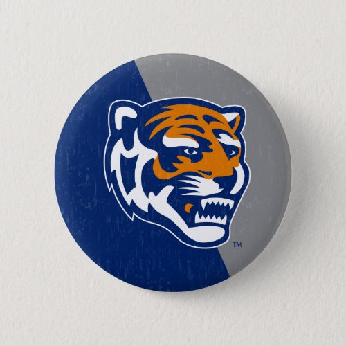 University of Memphis Color Block Distressed Button