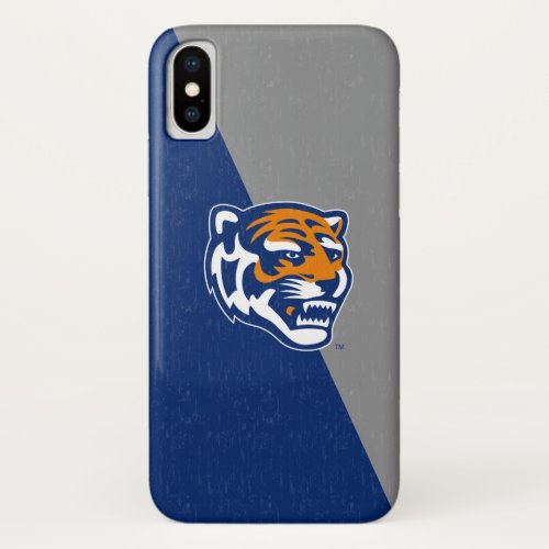 University of Memphis Color Block Distressed iPhone X Case