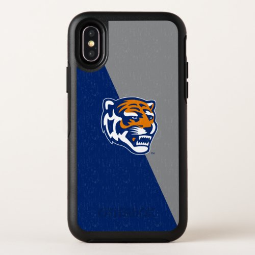 University of Memphis Color Block Distressed OtterBox Symmetry iPhone X Case