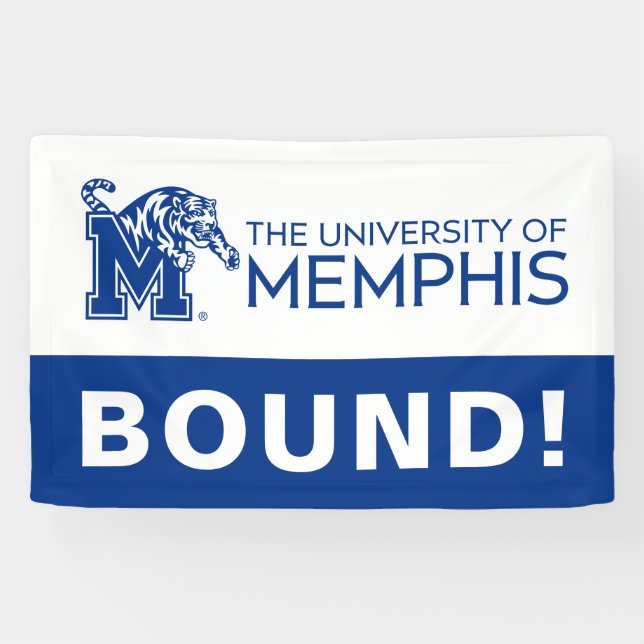 University of Memphis Composite Logo Banner (Horizontal)