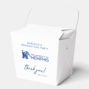 University of Memphis Composite Logo Favor Boxes