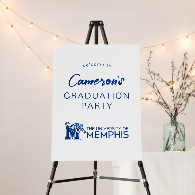 University of Memphis Composite Logo Foam Board (In Situ (Stand))
