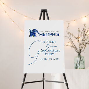 University of Memphis Composite Logo Foam Board