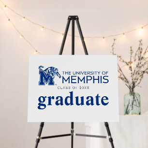 University of Memphis Composite Logo Foam Board