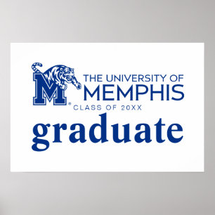University of Memphis Composite Logo Poster