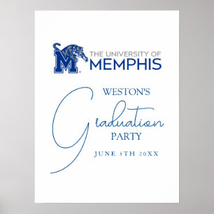 University of Memphis Composite Logo Poster