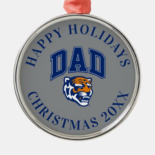 University of Memphis Dad Metal Ornament