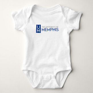 University of Memphis Formal Academic Logo Baby Bodysuit