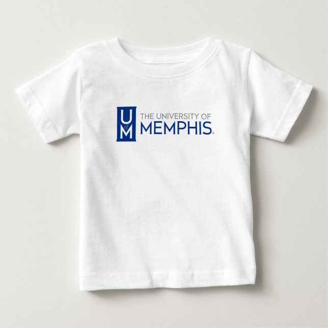 University of Memphis Formal Academic Logo Baby T-Shirt (Front)