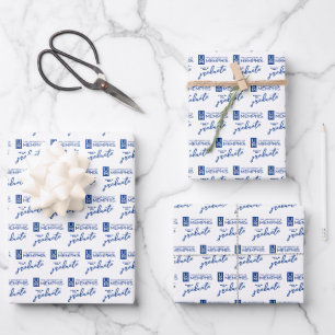 University of Memphis Formal Academic Logo Wrapping Paper Sheets