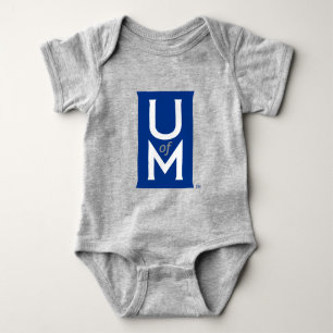 University of Memphis Formal UofM Monogram Baby Bodysuit