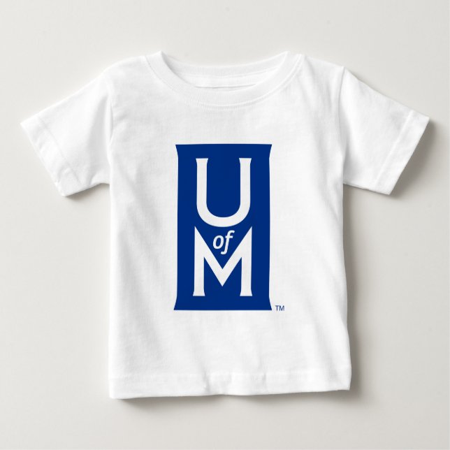 University of Memphis Formal UofM Monogram Baby T-Shirt (Front)