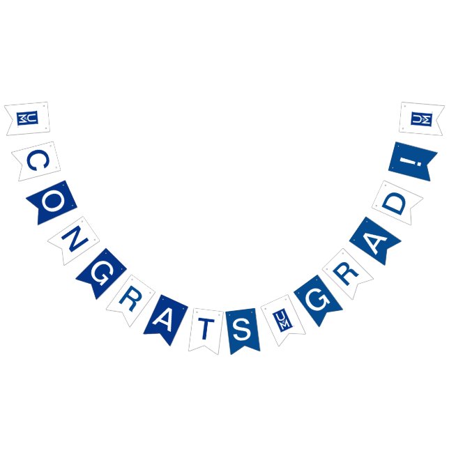 University of Memphis Formal UofM Monogram Bunting Flags (All)