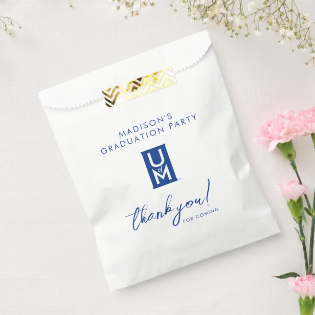 University of Memphis Formal UofM Monogram Favor Bag (Sealed)
