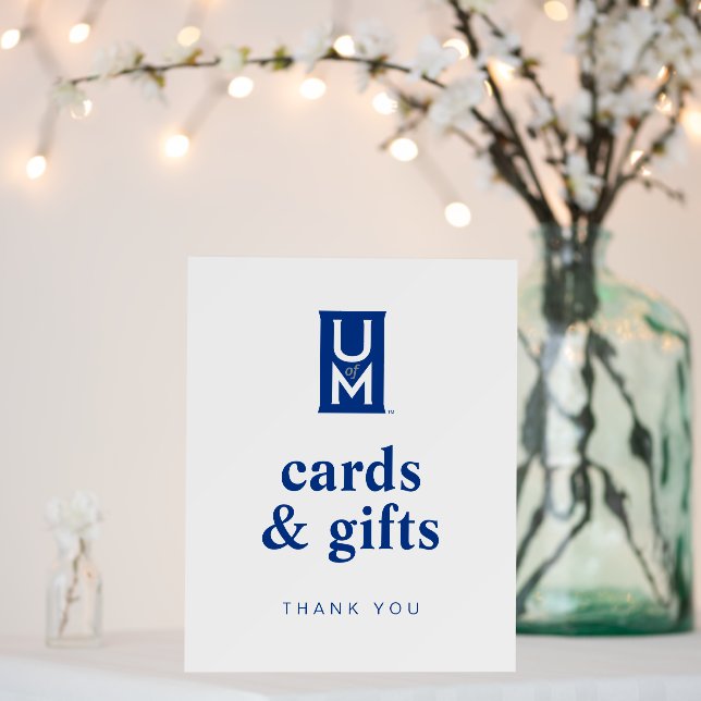 University of Memphis Formal UofM Monogram Foam Board (In Situ (Wedding))