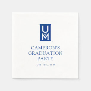 University of Memphis Formal UofM Monogram Napkins