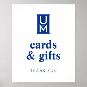 University of Memphis Formal UofM Monogram Poster