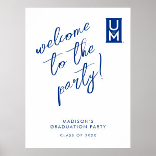 University of Memphis Formal UofM Monogram Poster