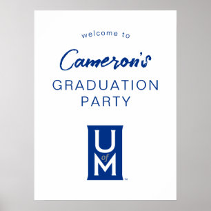 University of Memphis Formal UofM Monogram Poster