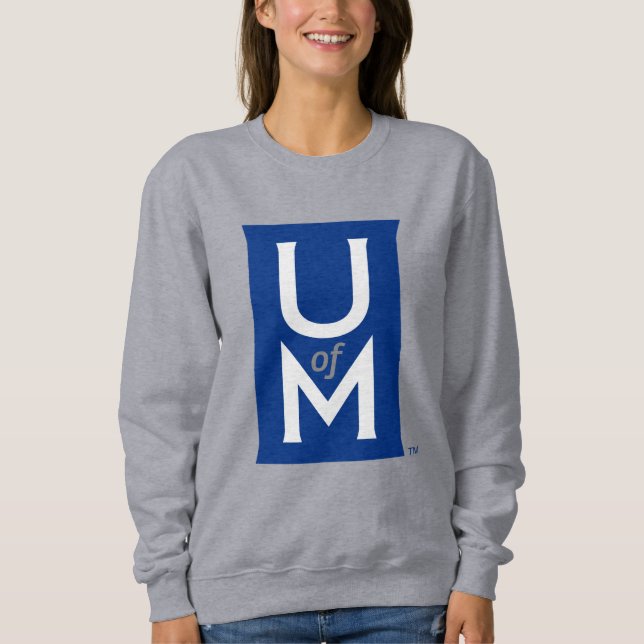 University of Memphis Formal UofM Monogram Sweatshirt (Front)