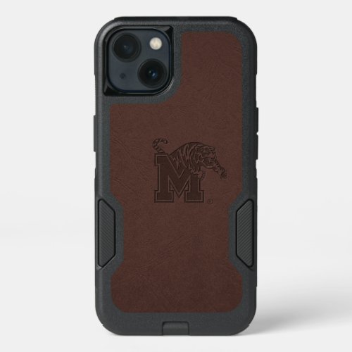 University of Memphis Leather iPhone 13 Case