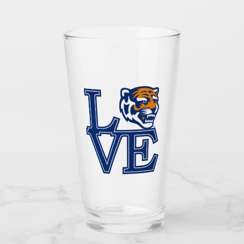 University of Memphis Love Glass