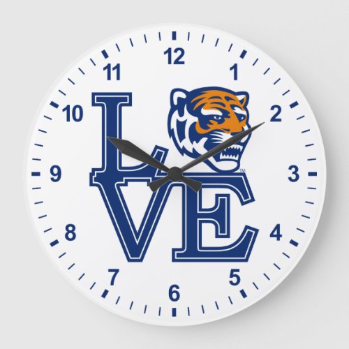 University of Memphis Love Large Clock