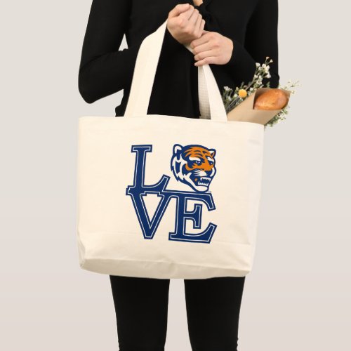 University of Memphis Love Large Tote Bag