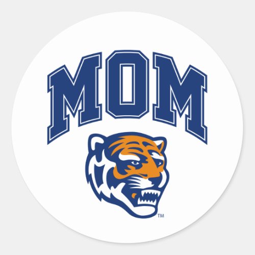 University of Memphis Mom Classic Round Sticker