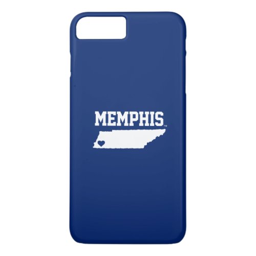 University of Memphis State Love iPhone 8 Plus7 Plus Case