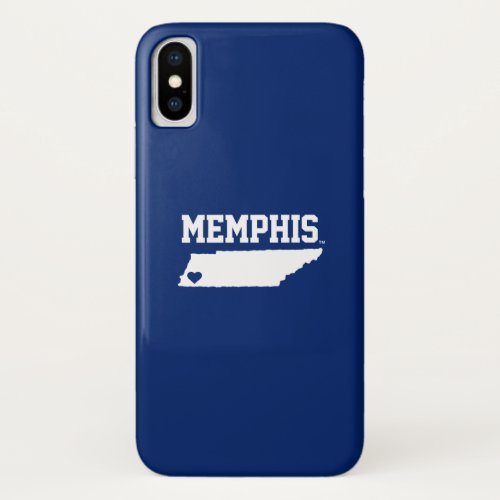 University of Memphis State Love iPhone X Case