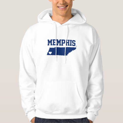 University of Memphis State Love Hoodie