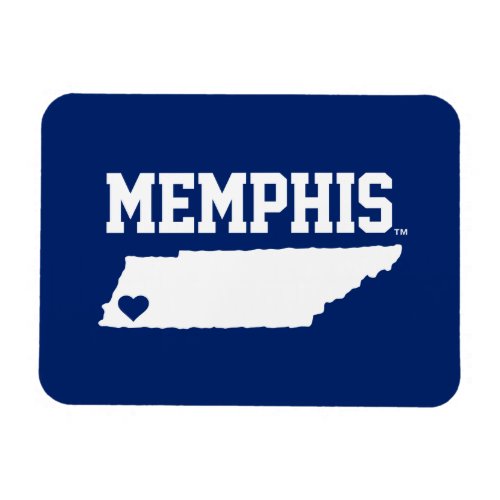 University of Memphis State Love Magnet
