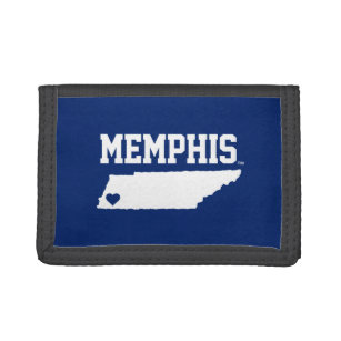 University of Memphis State Love Trifold Wallet