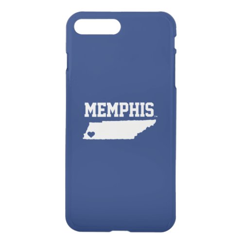 University of Memphis State Love iPhone 8 Plus7 Plus Case