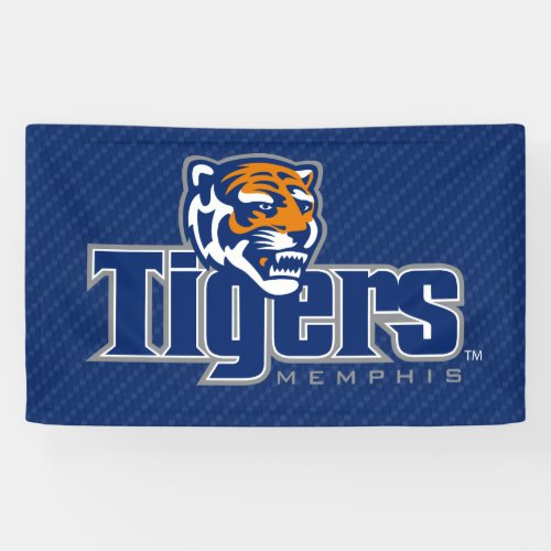 University of Memphis Tigers Carbon Fiber Banner