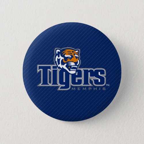 University of Memphis Tigers Carbon Fiber Button
