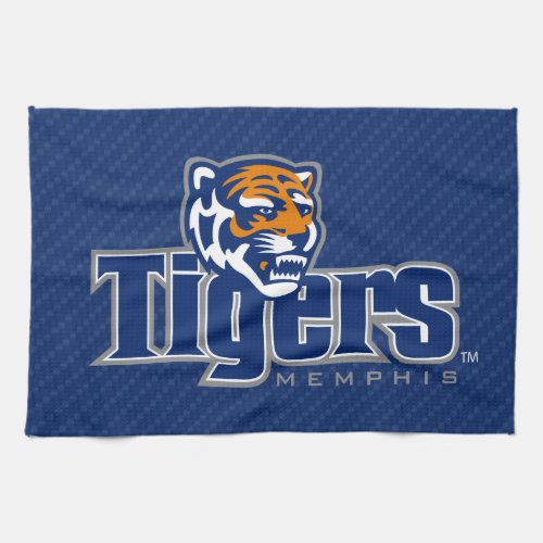 University of Memphis Tigers Carbon Fiber Kitchen Towel