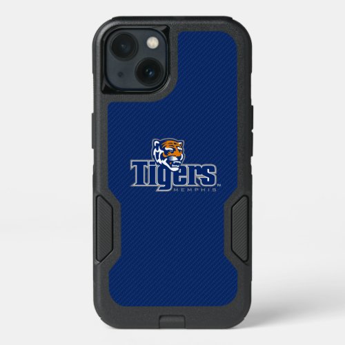 University of Memphis Tigers Carbon Fiber iPhone 13 Case